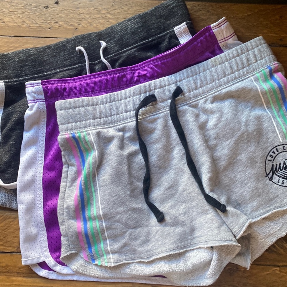 Justice shorts size 12 bundle